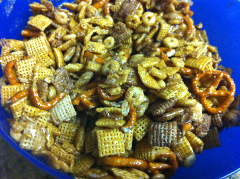 Stracciatella "Caramel Corn" Chex Mix
