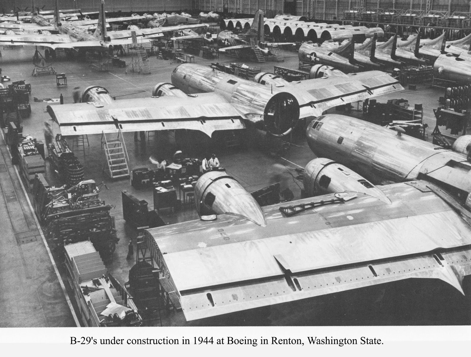 Progress is fine, but it's gone on for too long.: Assembling B-29s