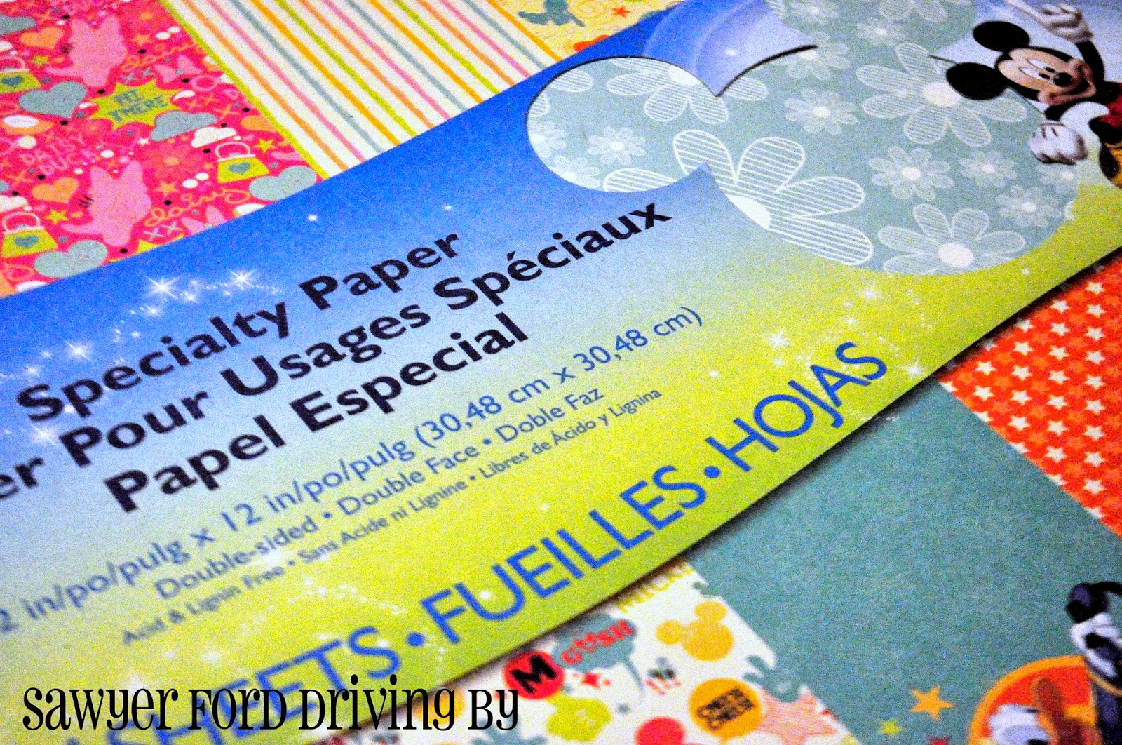 Sawyer Ford Driving By We R Memory Keepers Gift Box Punch Board