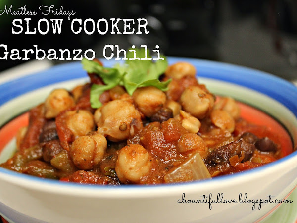 Slow Cooker Garbanzo Chili