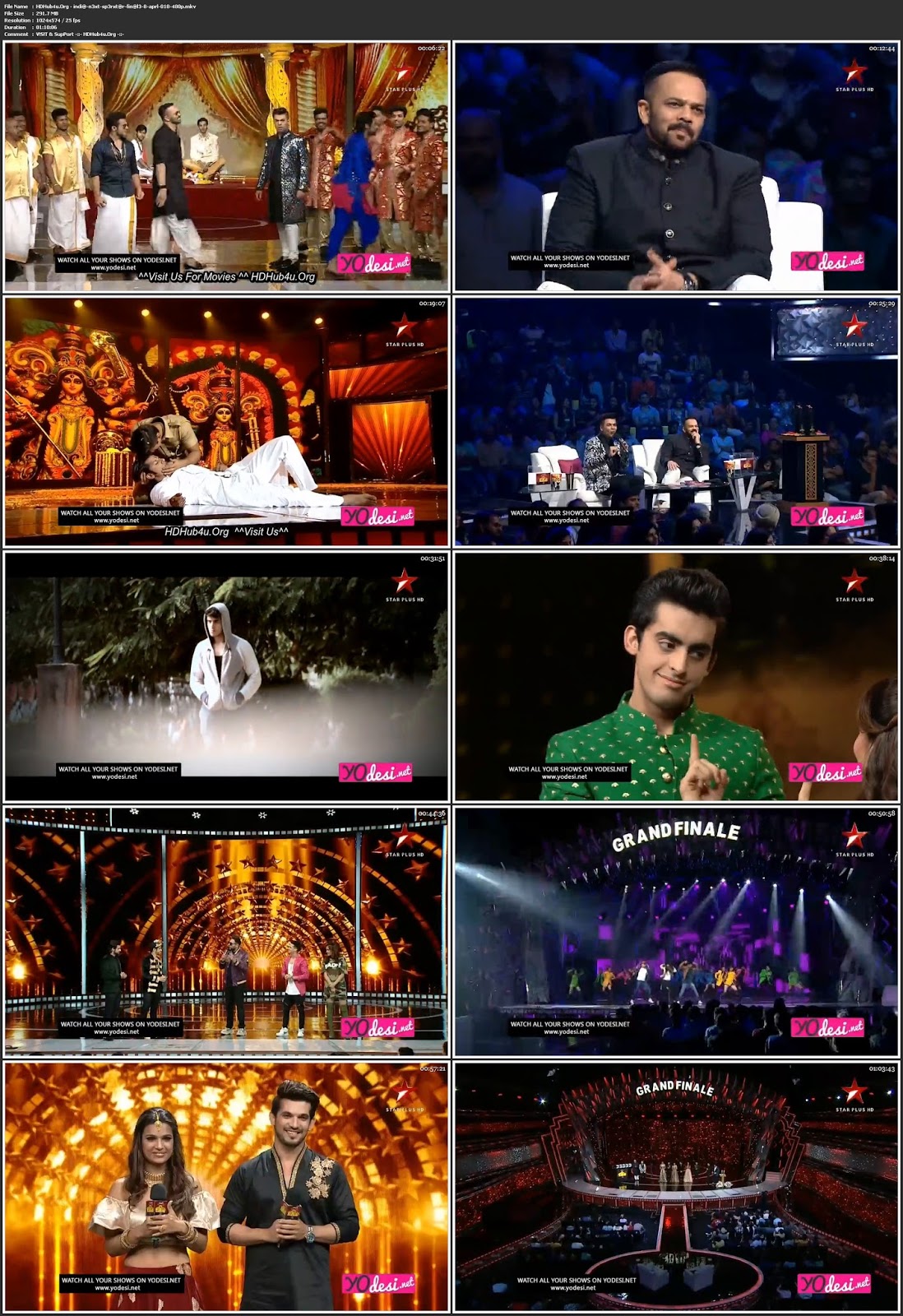 India’s Next Superstars (Grand Finale) 8th April 2018 HDTV 480p 250MB Download