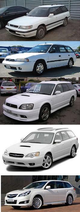 jcarcommentary: Five Generations of Subaru Legacy Wagons