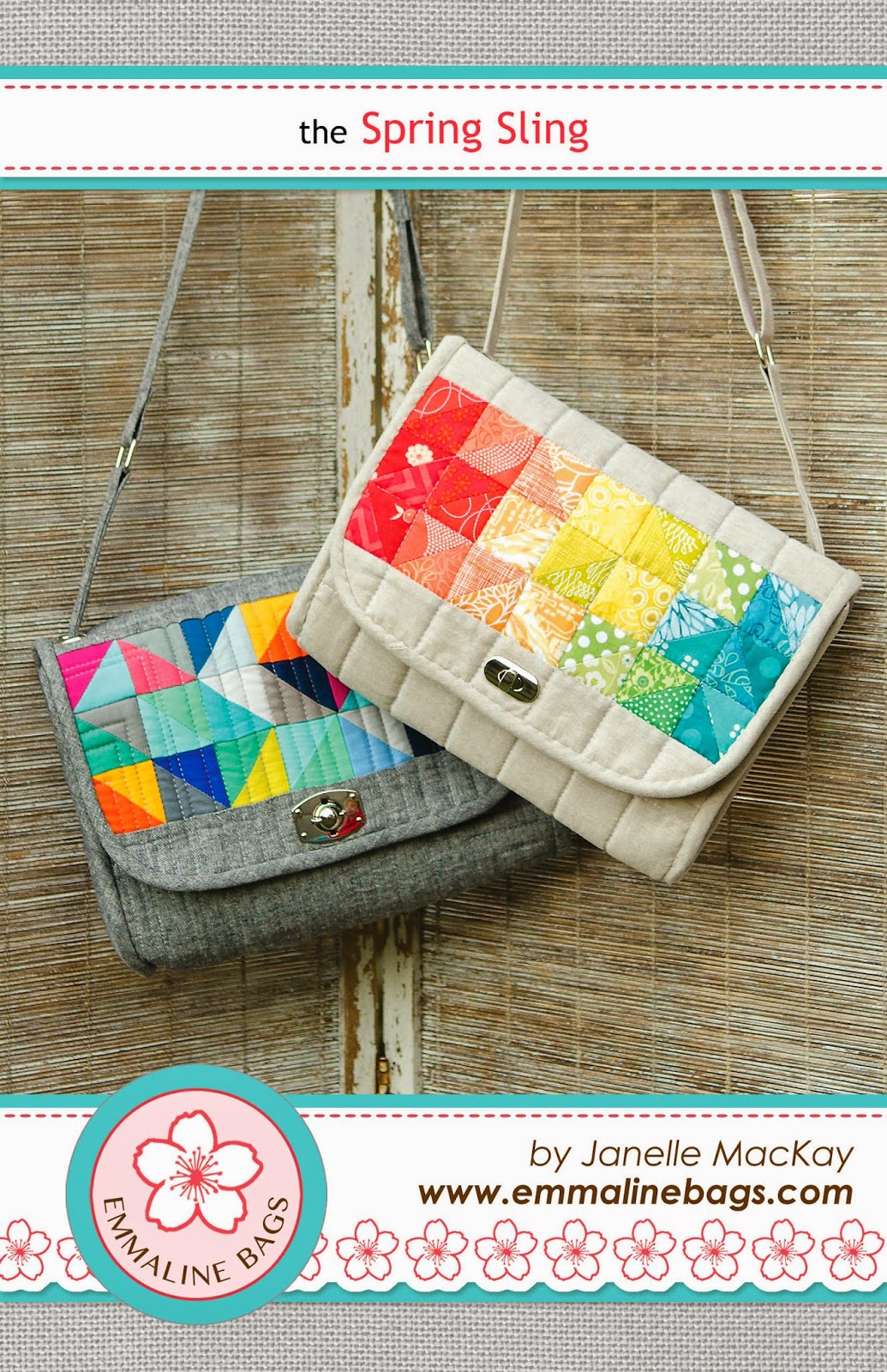 Emmaline Bags: Sewing Patterns and Purse Supplies: New Sewing Pattern - The Spring Sling is Here!