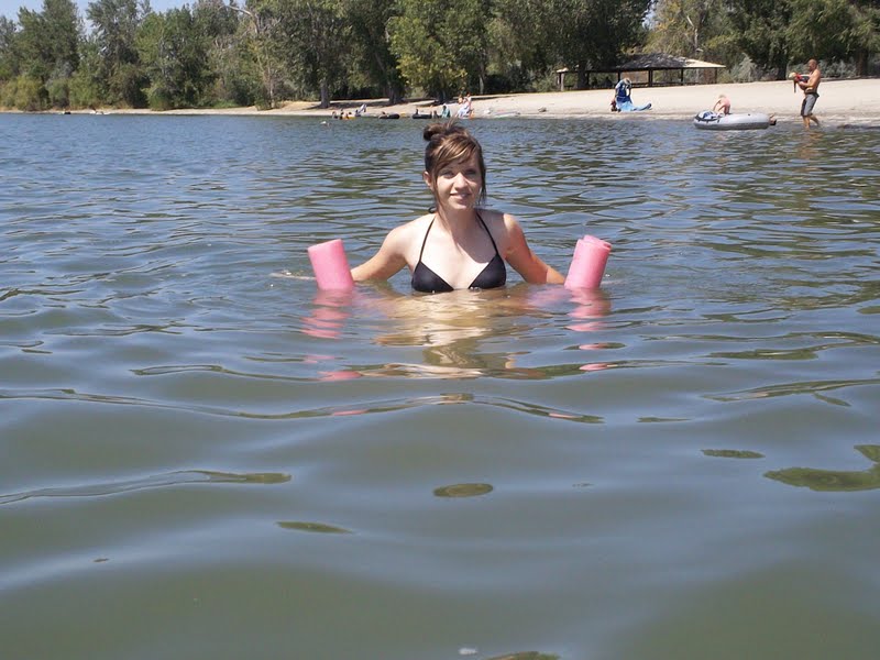 Two Camo Princesses and our Prince Charming Willard Bay Jet Skiing