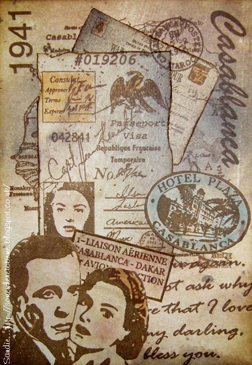 Somewhere to be Me Sunday Postcard Art