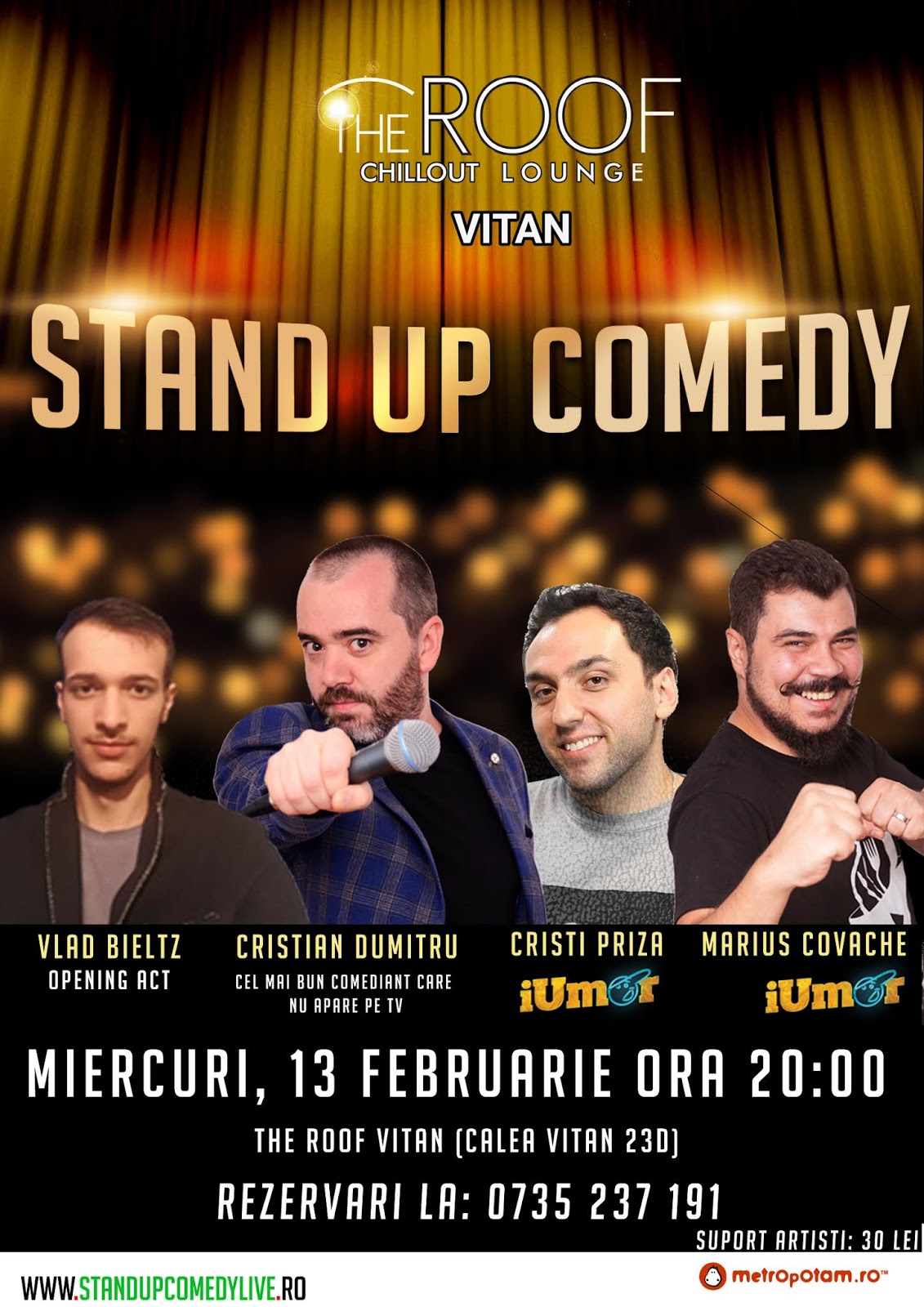 Stand-Up Comedy Miercuri Seara in Bucuresti