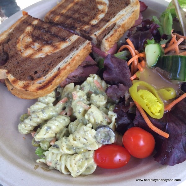 pastrami sandwich at Crystal Springs Cafe at Filoli in Woodside, California pastrami sandwich at Crystal Springs Cafe at Filoli in Woodside, California