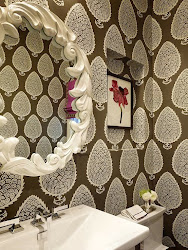 katie ridder leaf pattern brown scale bathroom weiss palmer amazing dark needing wanting loving bathrooms contemporary check decorpad rooms background