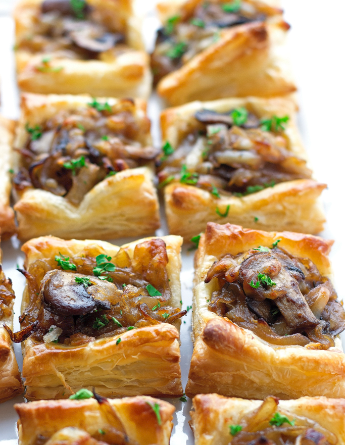 GRUYERE, MUSHROOM, & CARAMELIZED ONION BITES in My kitchen