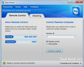 Team Viewer, remote control, Your ID, Password, 4 diget, partner ID, 9 diget, connect, how to