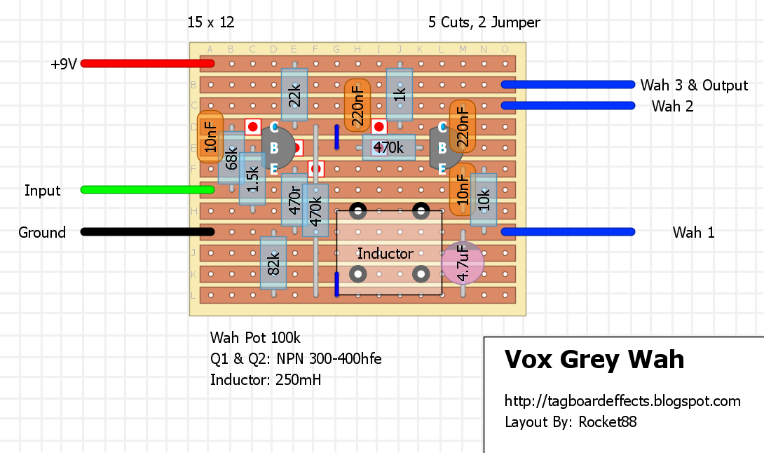 Guitar FX Layouts Vintage Wah Extravaganza