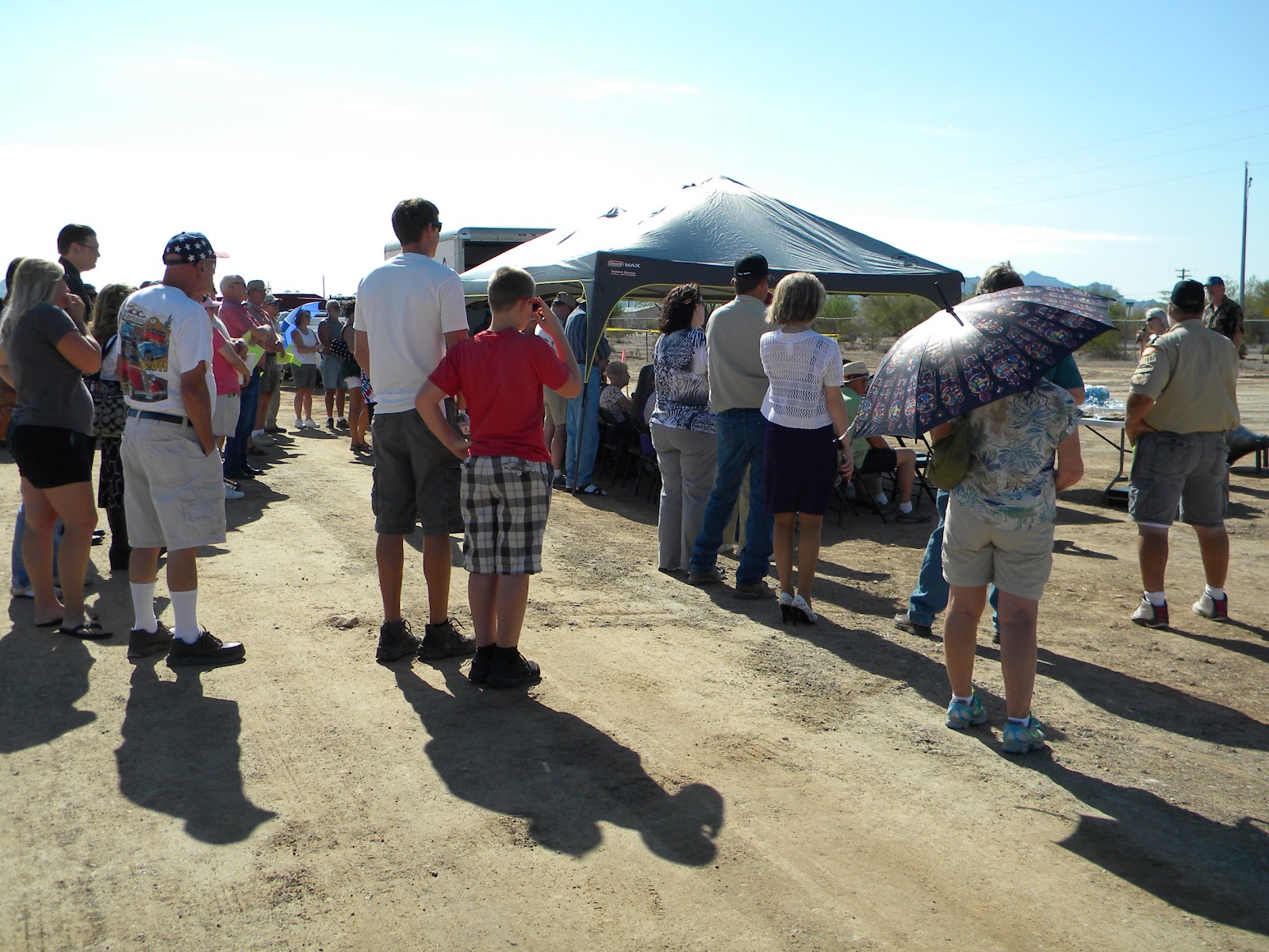 Desert Messenger, Quartzsite, AZ Huge turnout for today's Quartzsite
