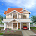 Cute Kerala home design in 2750 sq.feet