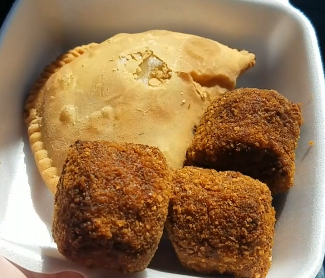 Meat Pies and Boudin balls make a big splash as "The Insane Chef" visits French Market Express in Natchitoches: Video