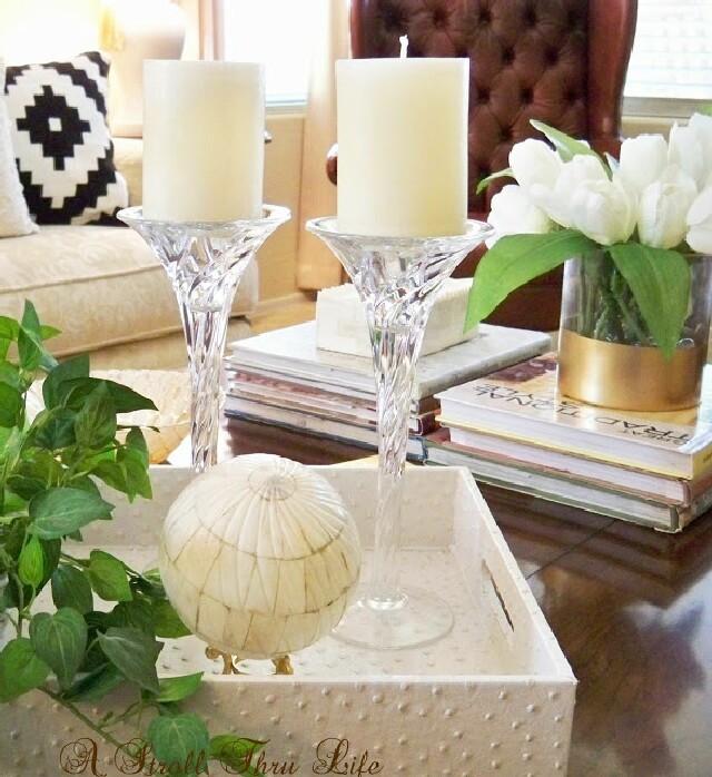 "Everyday" Tips and Ideas for How to Style a Coffee Table | The Everyday Home | www.everydayhomeblog.com