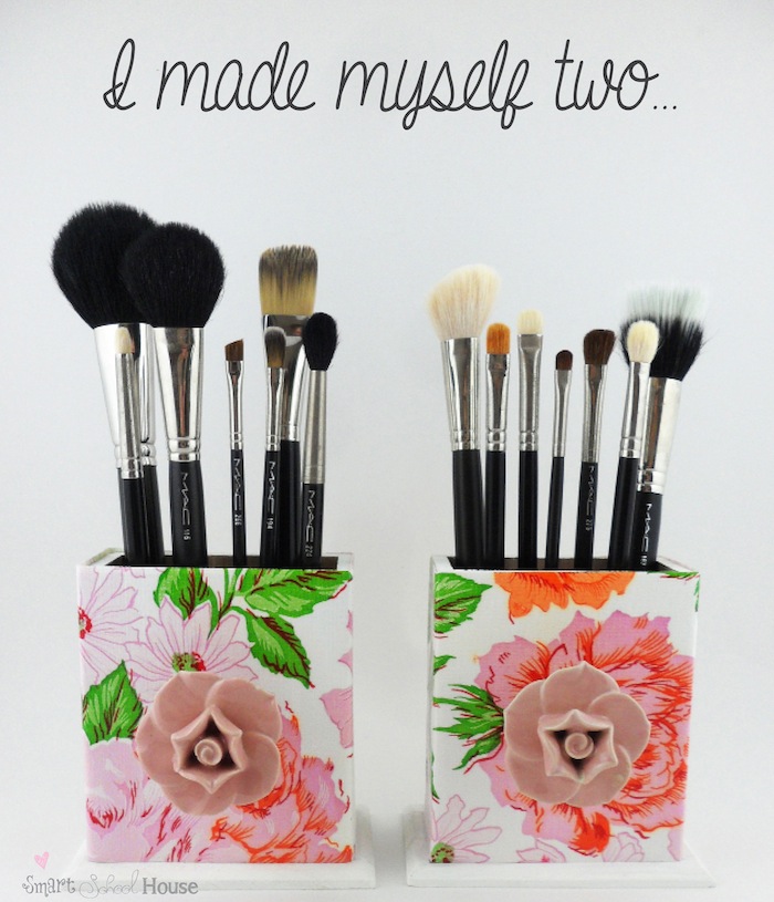 Makeup Brush Box DIY