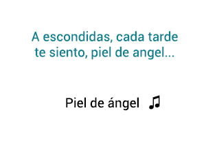 Camilo Sesto Piel de Ángel significado de la canción.