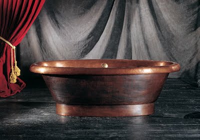 Decoración de interiores: Diseño para el Baño en Cobre por Ago