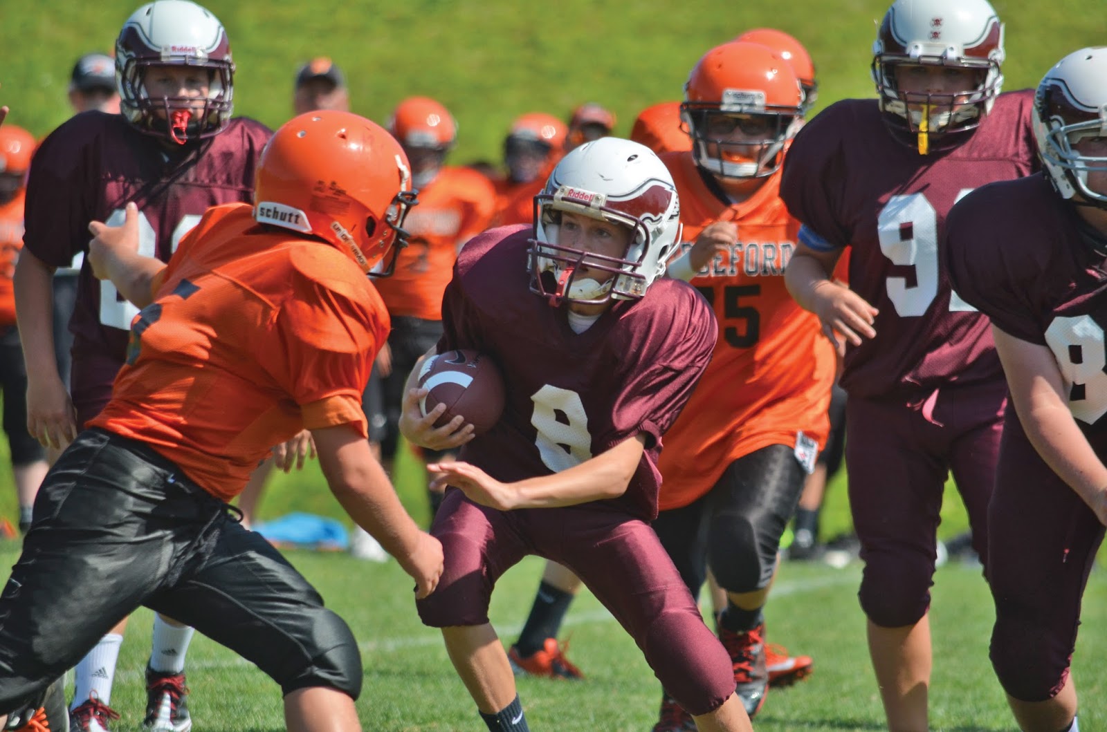 The Windham Eagle Sports Windham Middle School football starts strong