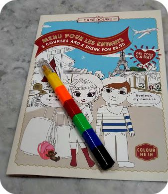 Eating Out With Kids: Café Rouge Trafford Centre Children's Menu
