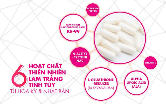 Viên uống đẹp da Probio White