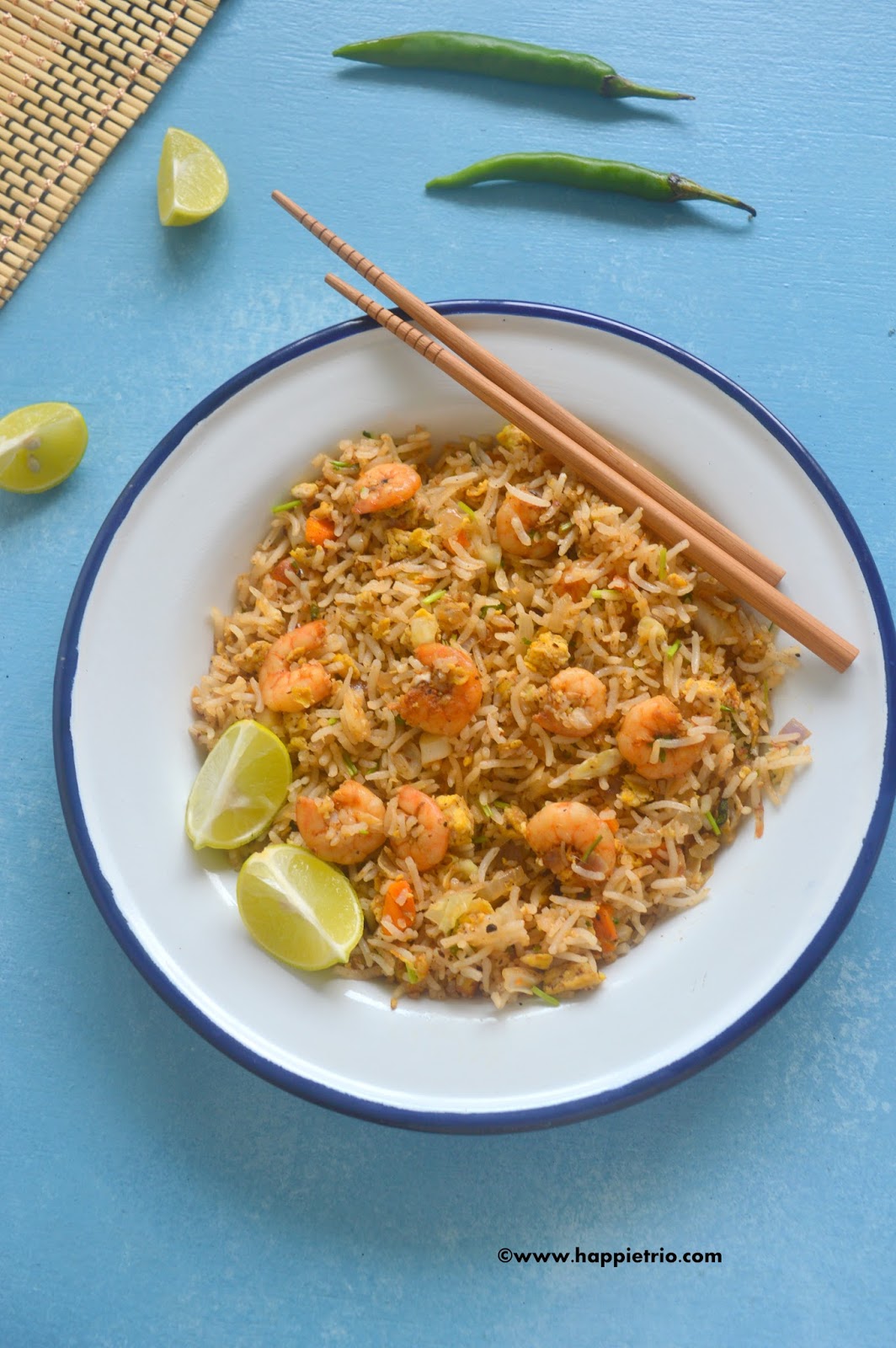 Prawn Fried Rice Recipe Shrimp Fried Rice Cook with Sharmila