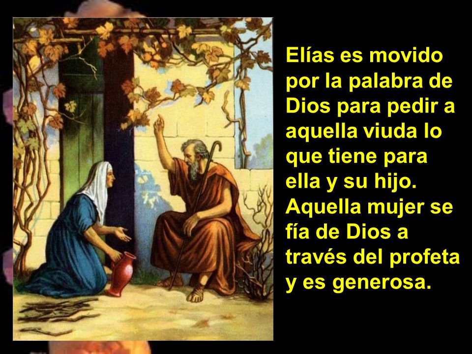 TEOLOGÍA DE MENOS A MAS ELIAS Y LA VIUDA DE SAREPTA