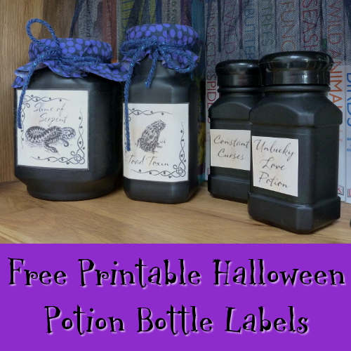 Free Halloween Potion Bottle Labels To Print