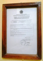 Tanda daftar perusahaan