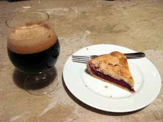 Bourbon, sour cherries, porter, and pie... can't go wrong.