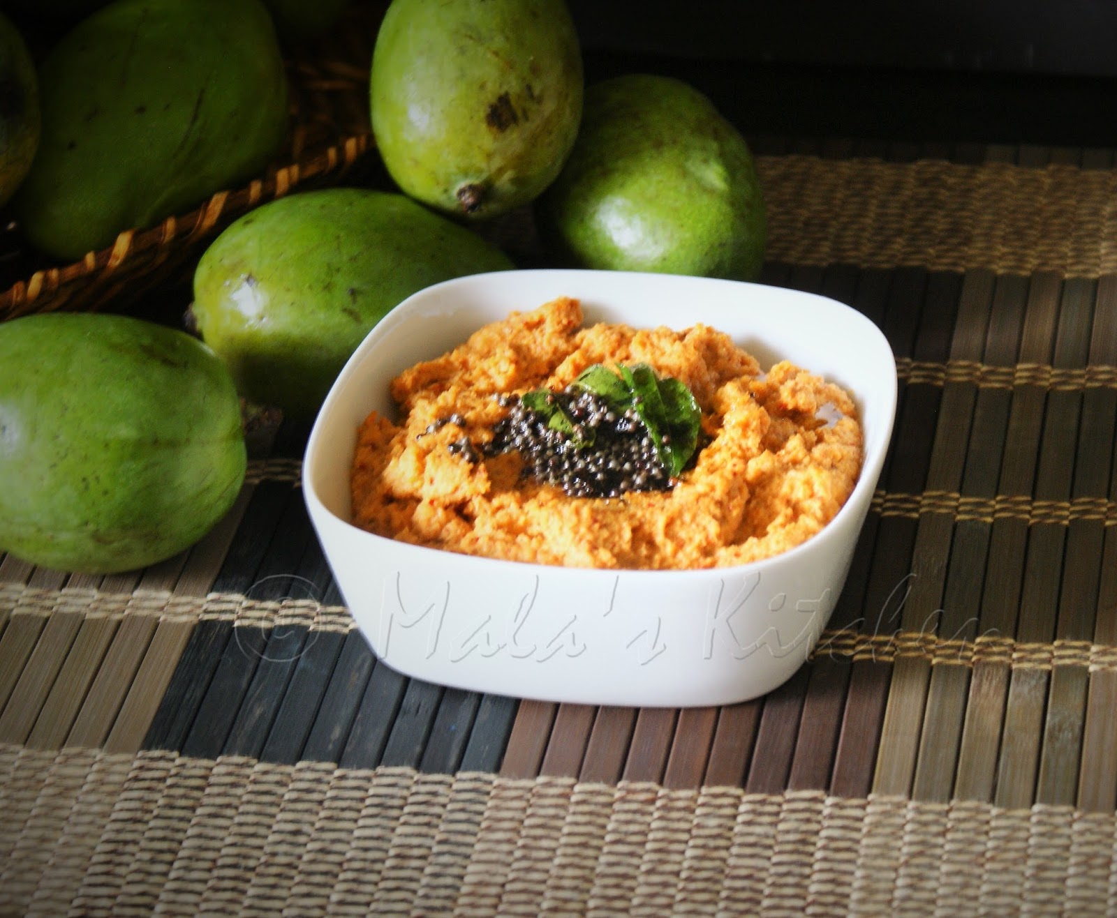 Manga Chutney Mavinakayi Chutney Mango Chutney MalasKitchen