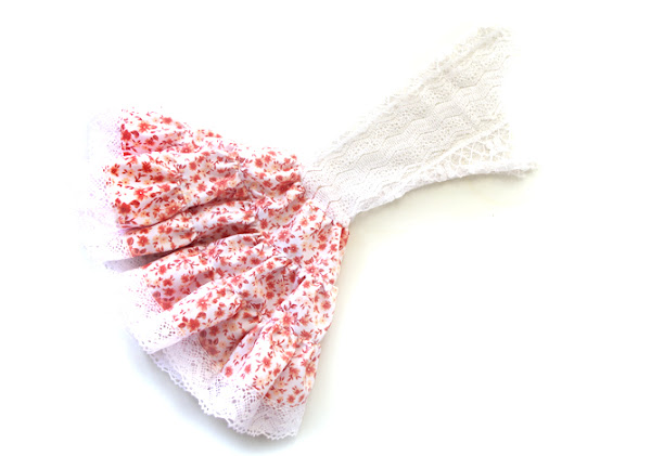 Manga con volante canastero terminado