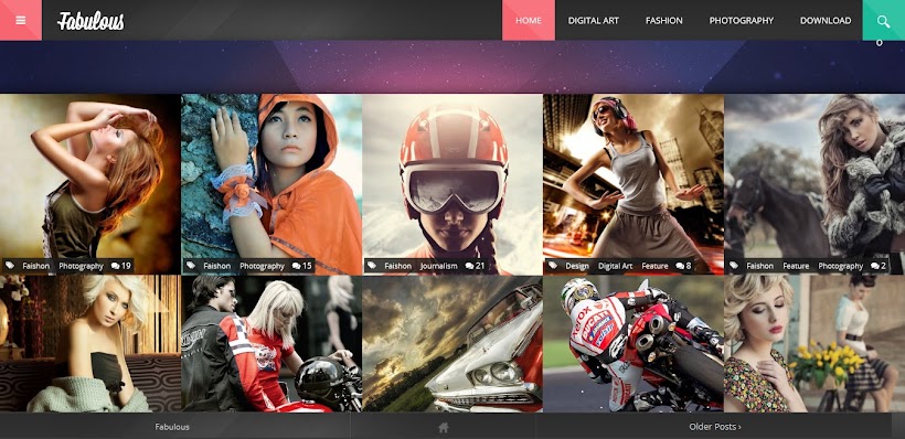 Fabulous Free Blogger Template