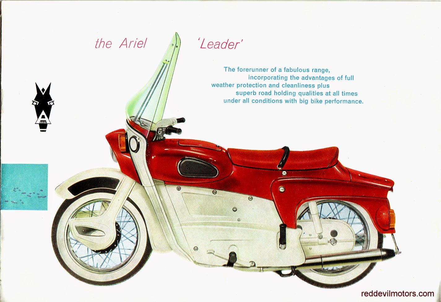 Ariel Arrow and Leader brochure page 2