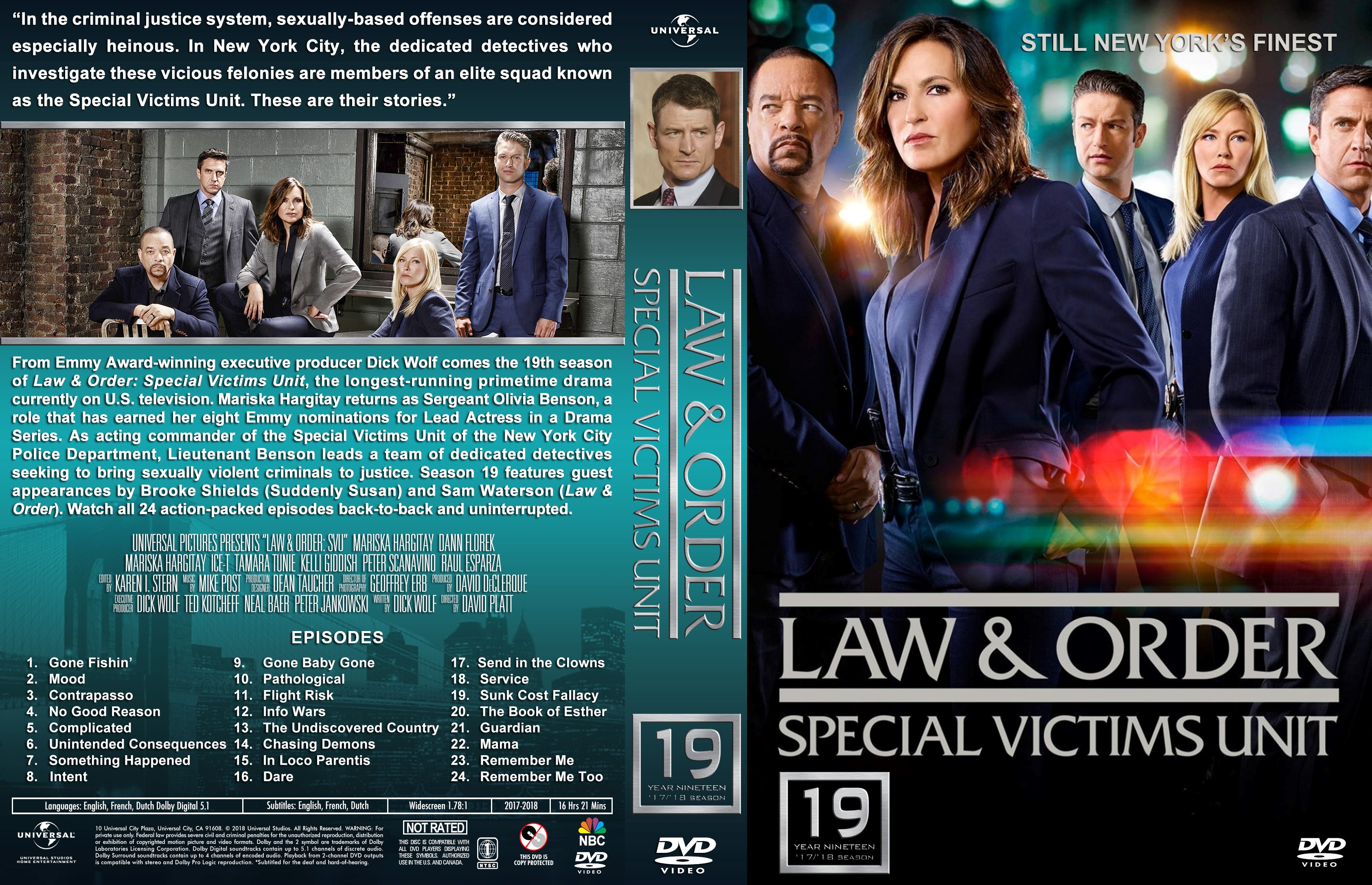 Cast Law And Order Series 10 X Law Order: Special Victims Unit