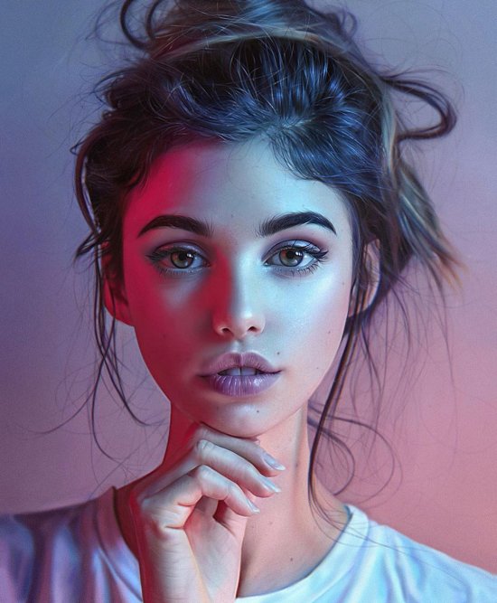 As belas pinturas foto-realistas com mulheres de Irakli Nadar Irakli Nadar artstation instagram arte pinturas mulheres animes foto-realista beleza