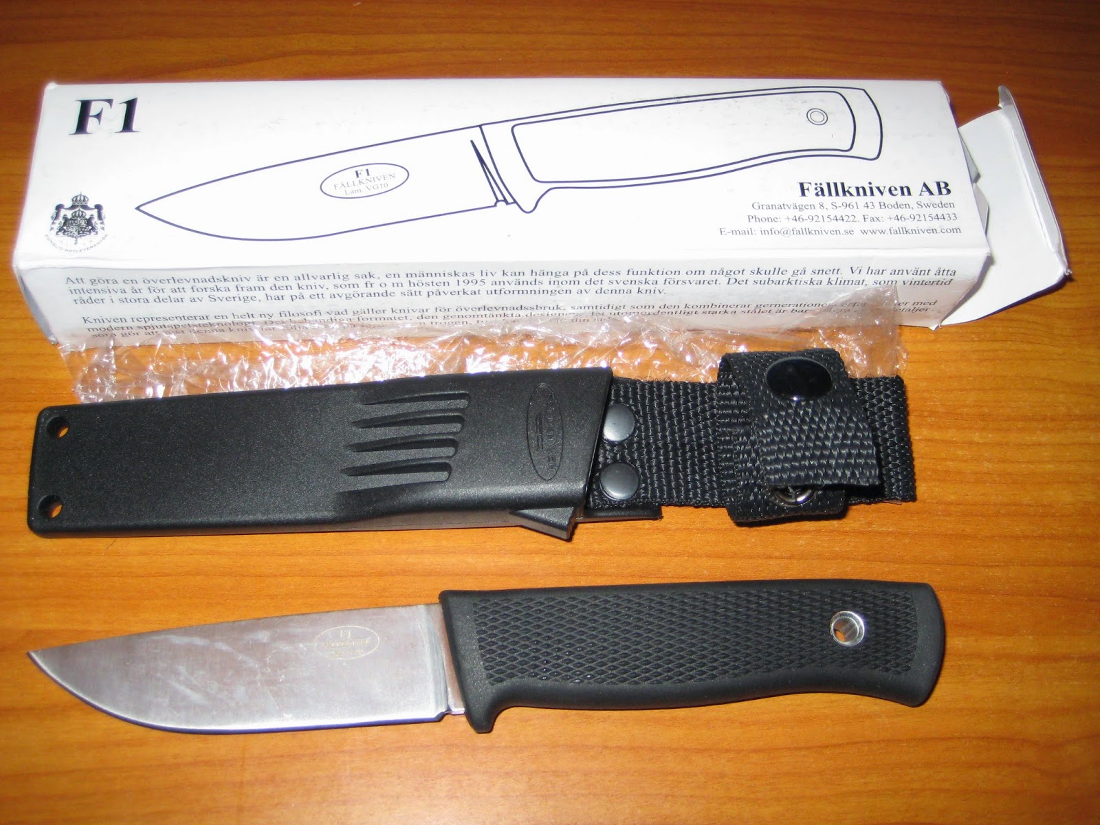 Laddstationer för själen: Fallkniven F1