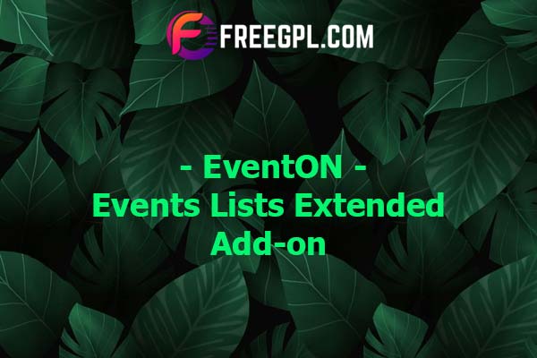 EventOn Events Lists Extended Add-on Nulled Download Free