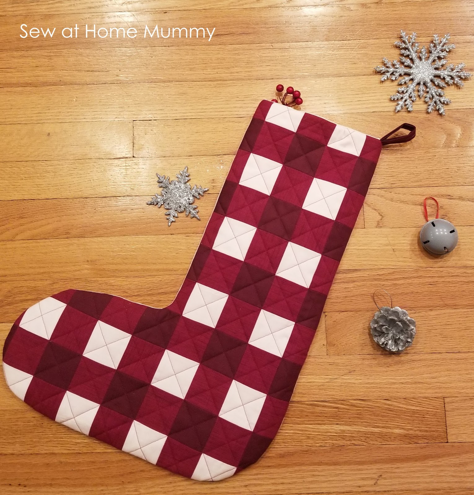 mummy christmas stocking