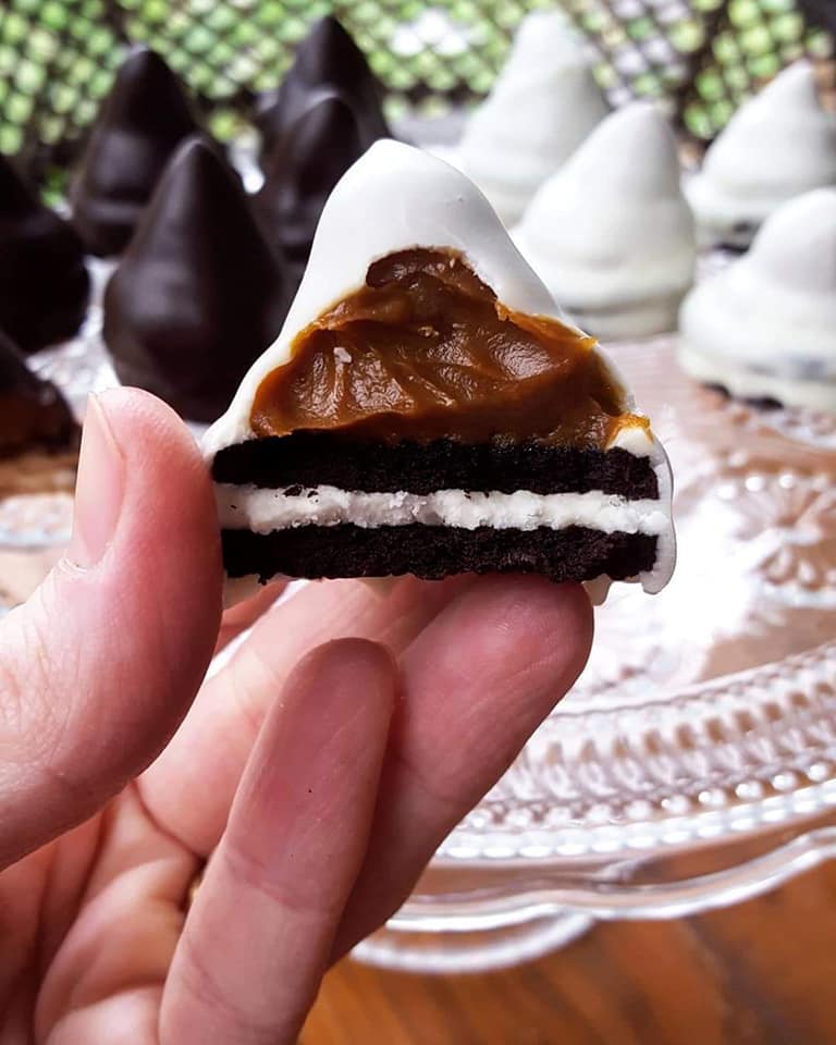 Toi En La Cocina Conitos De Oreo Y Dulce De Leche