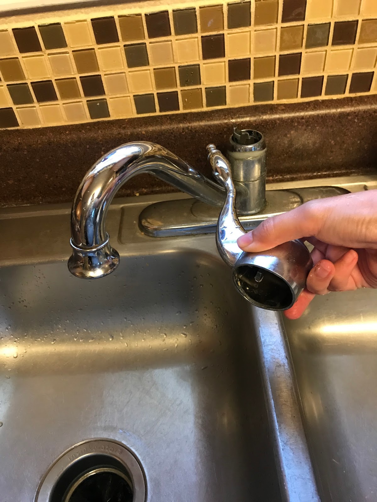 Airing My Laundry, One Post At A Time... How To Replace The Kitchen Faucet
