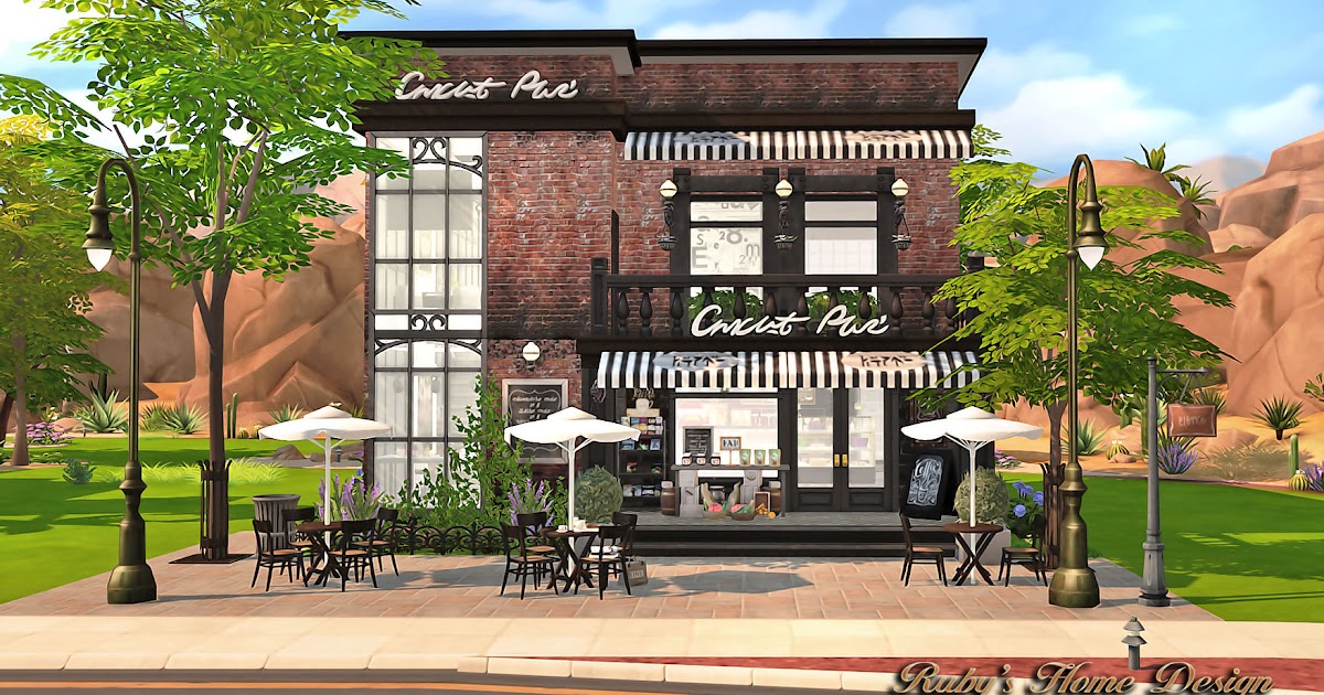 Sims4 Deli & Grocery Store 小吃雜貨鋪 Ruby's Home Design