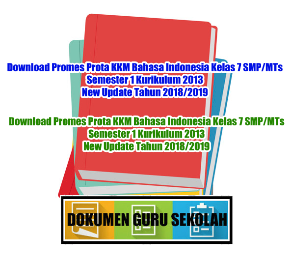 Download Promes Prota KKM Bahasa Indonesia Kelas 7 SMP/MTs Semester 1