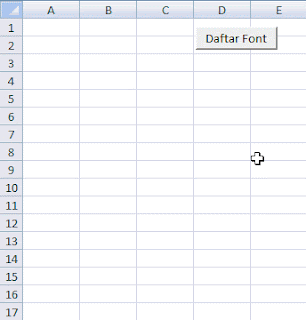 Menampilkan Font dengan Macro VBA - excelive