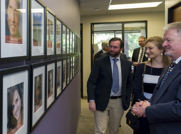 Princess Stéphanie and Prince Guillaume of Luxembourg visited NASA Frontier Development Lab / SETI Institute in Mountain View