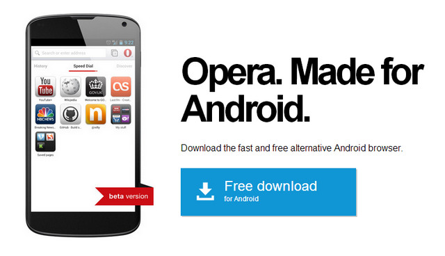 Versi Beta dari Opera Browser Berbasis Webkit Dirilis