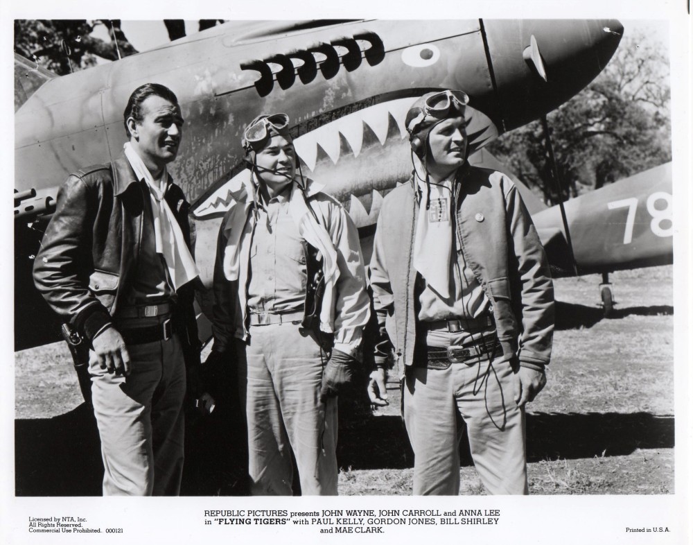 Films en caja tonta TIGRES DEL AIRE (Flying Tigers) (USA, 1942) Bélico