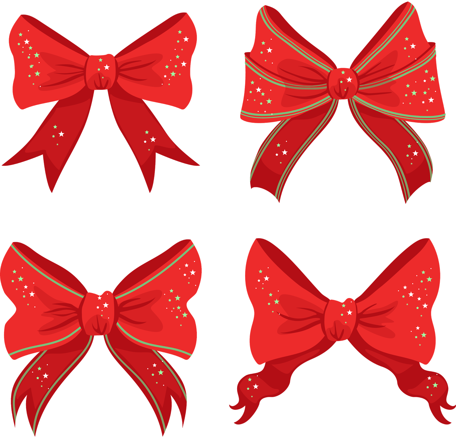 Laços Natalinos em PNG - Cantinho do blog