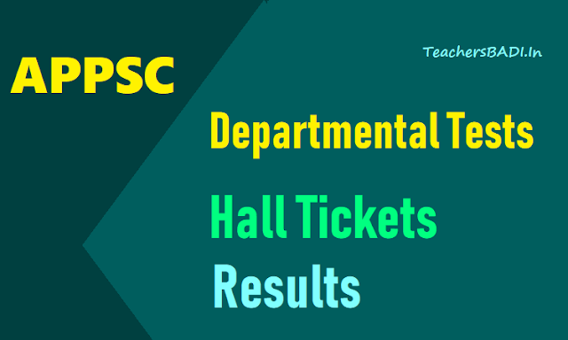 APPSC Departmental tests Results - Hall tickets 2018 appsc departmental tests results,hall tickets,may november session departmental tests results,halltickets,appsc departmental tests hall tickets,appsc departmental tests notification wise results,hall tickets details
