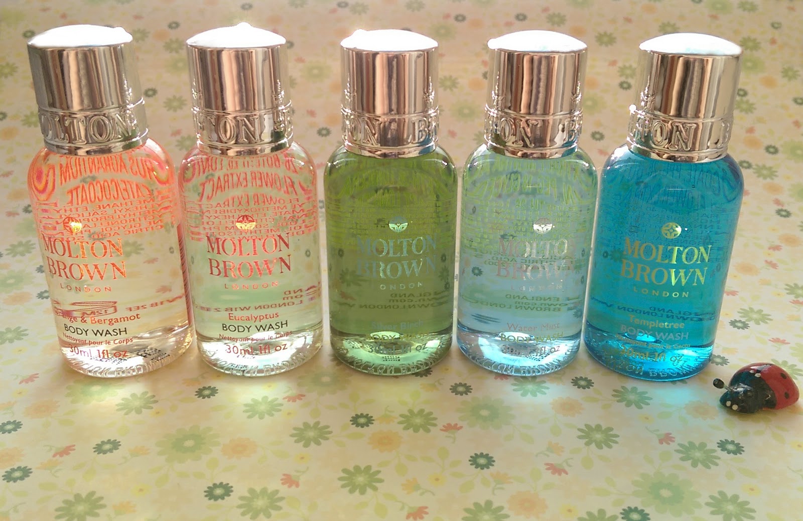 Aesthetic Tips Ароматная радуга Molton Brown Mini Body Wash Collection.